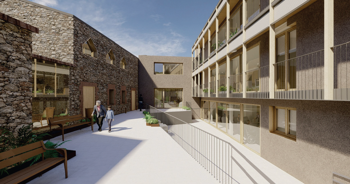 Render de la residència i centre de dia de Seva.