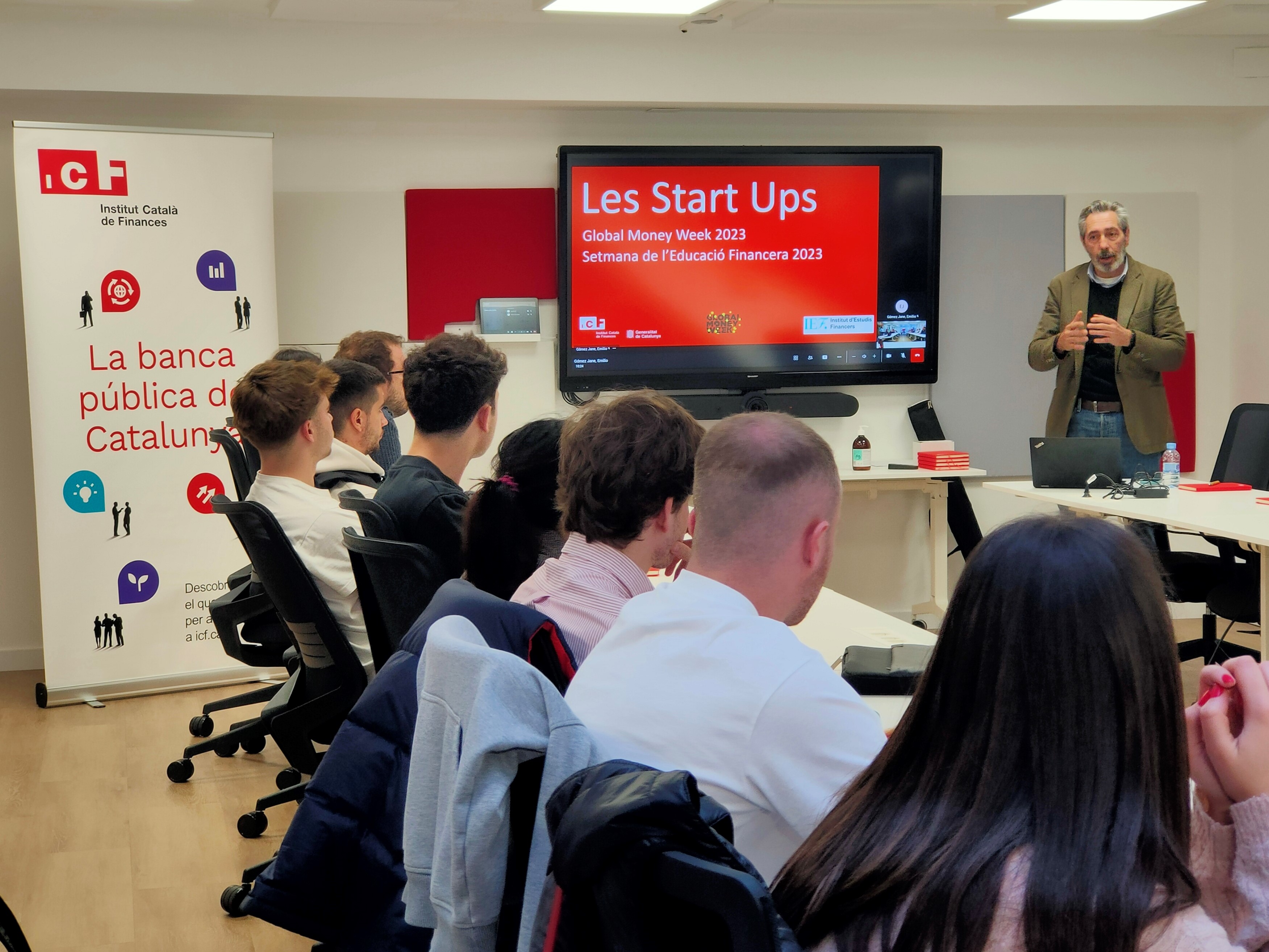 El ICF ofrece un taller sobre start-ups en el marco de la Global Money Week