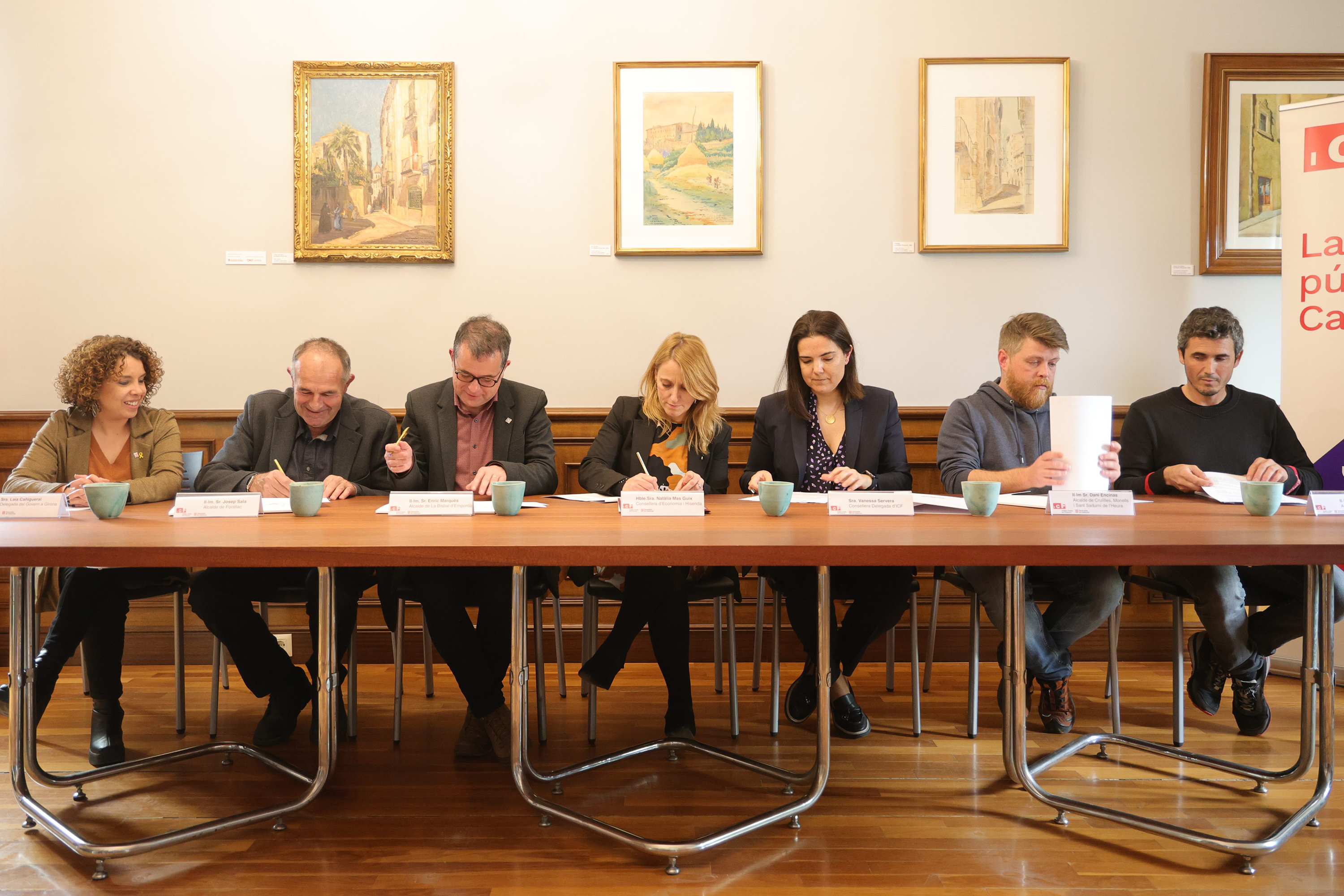 L’ICF signa un acord amb cinc municipis del Baix Empordà per donar suport a les empreses afectades per la pedregada d’agost de 2022