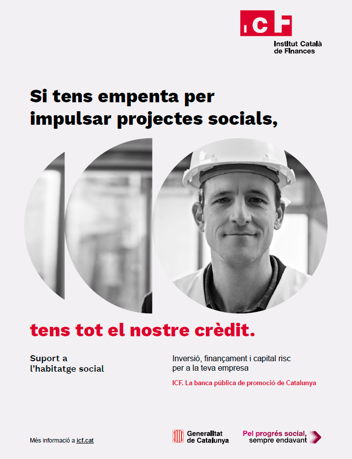 ICF launches the campaign 'You have our full credit' to boost awareness of public banking for the promotion of Catalonia