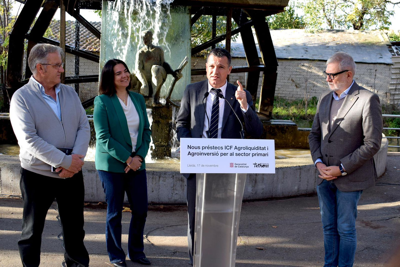 Presentación de los nuevos préstamos ICF Agroliquiditat.